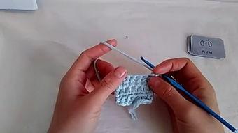 狗牙针的织法视频,轻松掌握独特针法教程